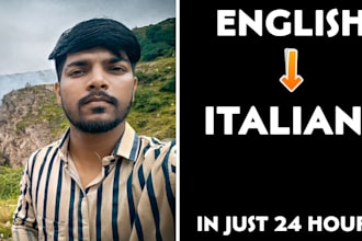 translate your language english to italian  without any word error