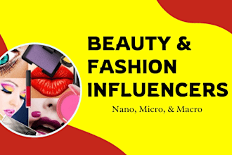 research beauty and fashion nano micro macro influencers for you