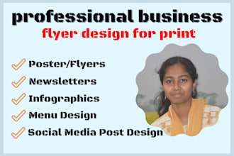 professional business flyer design for print