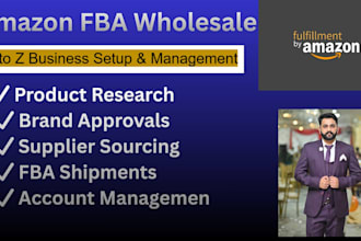 grow your amazon wholesale fba business with brand sourcing account management