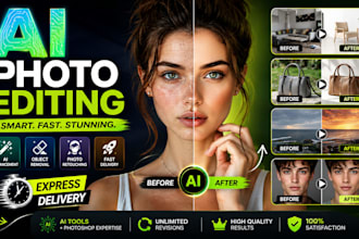 do ai photo editing, retouching, image enhancement, and upscaling