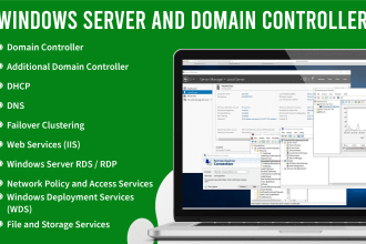 install windows server and domain controller for you