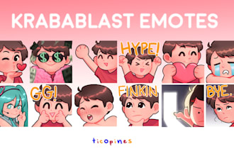 make cute twitch emotes
