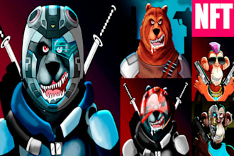 Best Price!  do nft art collection 100, 1k, 10 k nfts