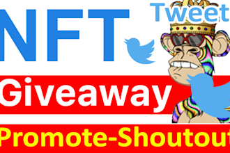 do nft giveaway twitter promotion