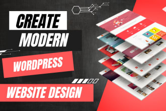 build a clean and modern wordpress website