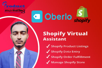 be your shopify virtual assistant and dropshipping store manager