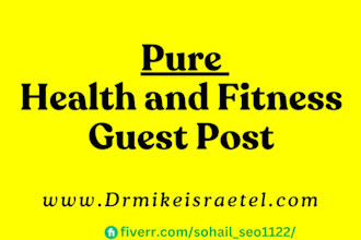 do health and fitness guest posts on my fitness blog with dofollow SEO backlink