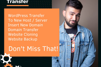 transfer or move your website to new host or domain