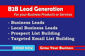 do targeted b2b lead generation for your business products or services