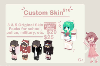 make custom minecraft skin