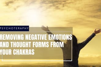 remove the trapped negative thought from your chakras