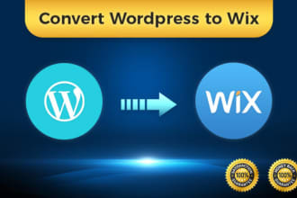 clone,copy or migrate your website to wix or weebly