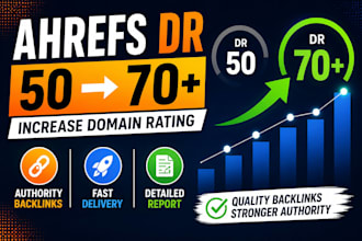 increase ahrefs domain rating DR with quality backlinks