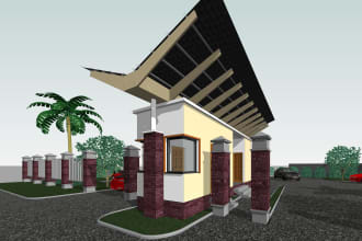 model the best small houses with revit for you