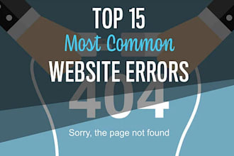 fix website issues and errors in your website
