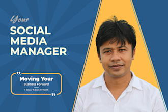 be your accredited social media manager, virtual assistant