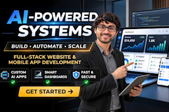 build website and mobile apps using ai assisted full stack development