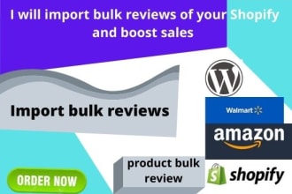 uploaded import bulk reviews of your shopify and boost sales