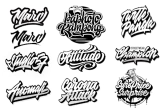 create your logo in hand lettering