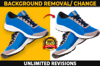 do clipping path, replace white or cut out background