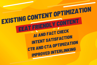 do audit and existing page content optimization