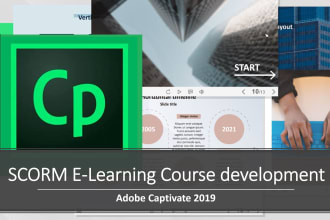 develop adobe captivate elearning courses, scorm