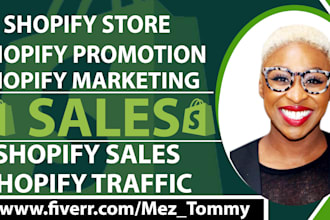 improve shopify traffic and sales with shopify marketing ecommerce promotion