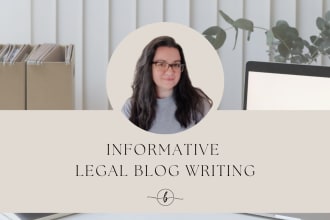 write legal blogs and articles for your law firm