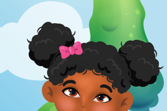 do african american children illustration and book