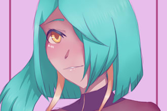 draw your character or design a new one for you