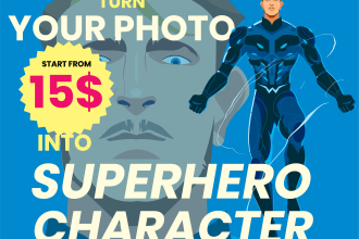 turn your photos into super hero characters