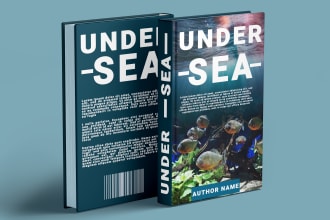 design book cover, amazon KDP, ebook cover with 3d mockup