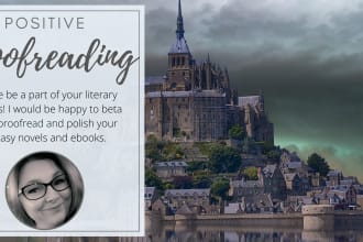 beta read, proofread and provide feedback on your fantasy novel