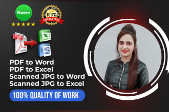 convert pdf to excel, word or csv