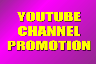 do fast youtube channel promotion for organic growth