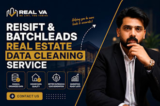 provide a dedicated real estate data team for reisift and batchleads