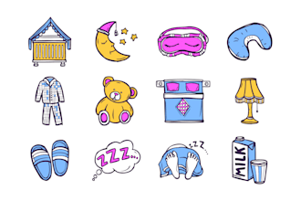 create doodle illustrations for stickers, websites, icons