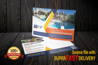 design amazing postcard or eddm postcard design