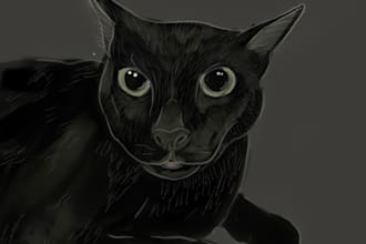 draw your favorite animal or pet portrait