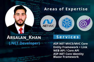 devolop web appiication in dotnet core mvc blazor razor pages webforms