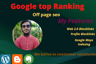 provide you high quality and contextual backlinks