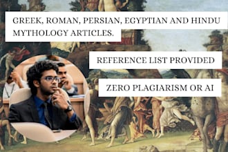 write captivating mythology blogs and articles