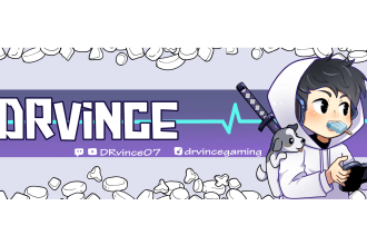 design custom twitch or youtube banner