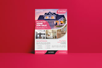 design business, corporate, real state and modern flyer