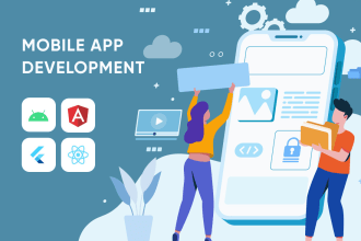develop android app with native, react native flutter