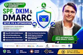 fix dkim spf dmarc for better delivery and reduce spam