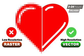 vector tracing, convert logo to vector, raster to vector