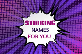 suggest perfect names for your business products or brands