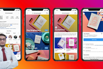 design a facebook or instagram shop